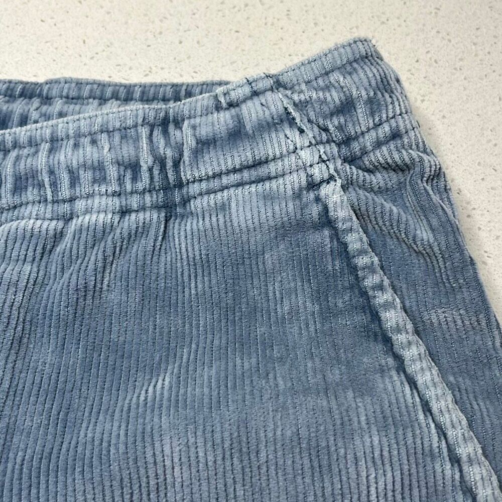 Faherty Blue Corduroy Drawstring Stretch Waist Shorts Mens Medium - Picture 3 of 10
